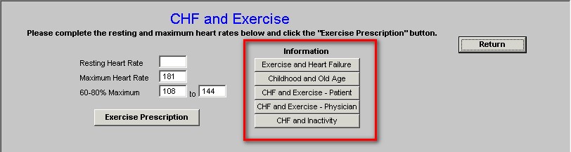 CHF Exercise