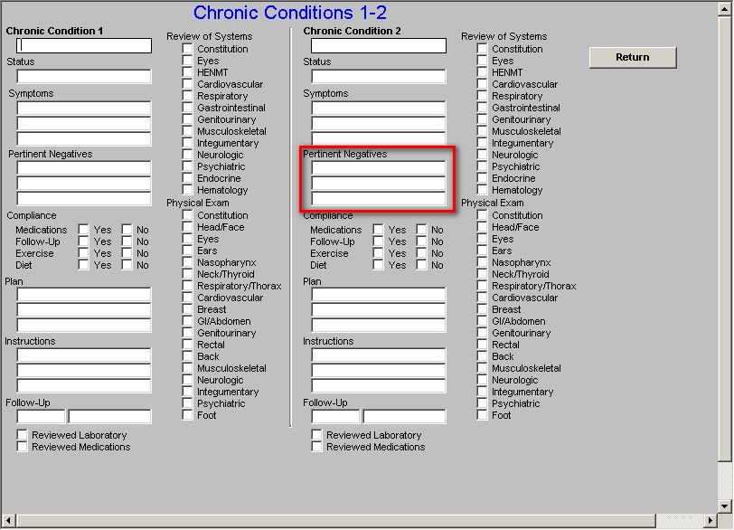 Chronic Conditions