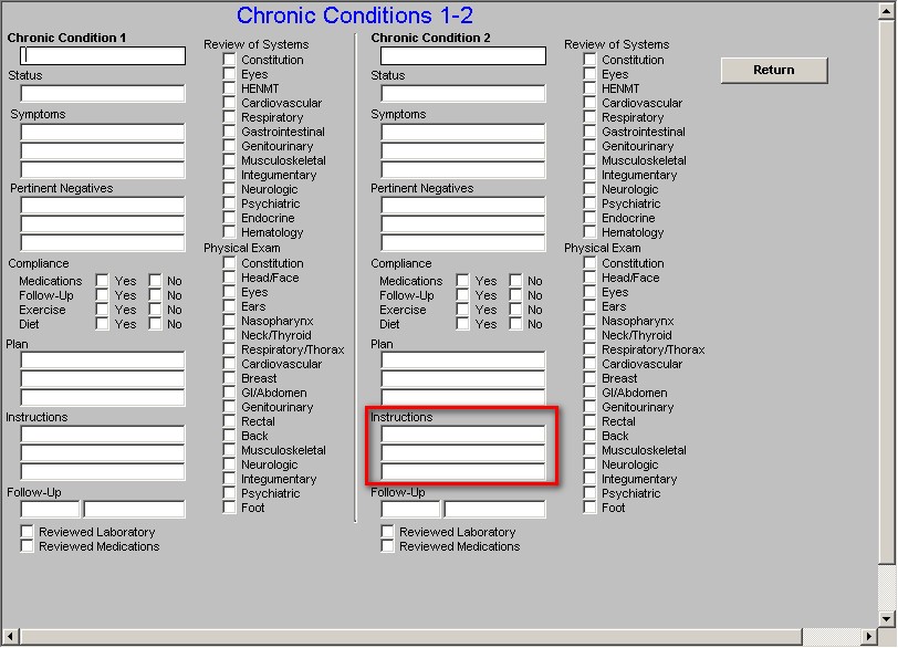 Chronic Conditions