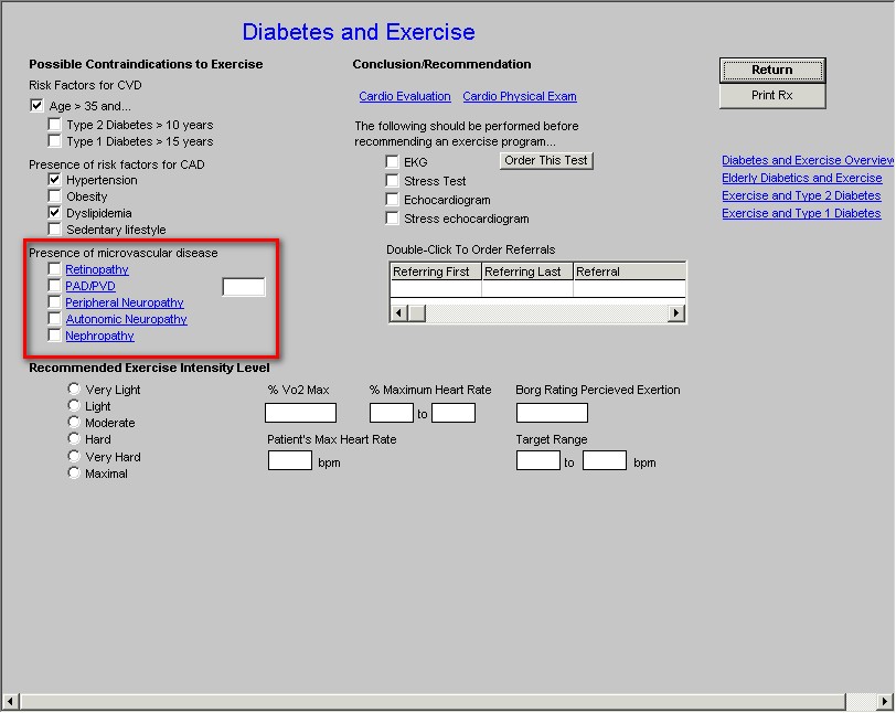 Diabetes Exercise