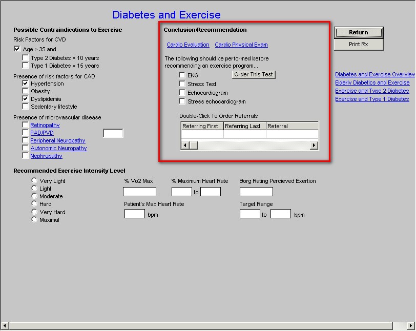 Diabetes Exercise