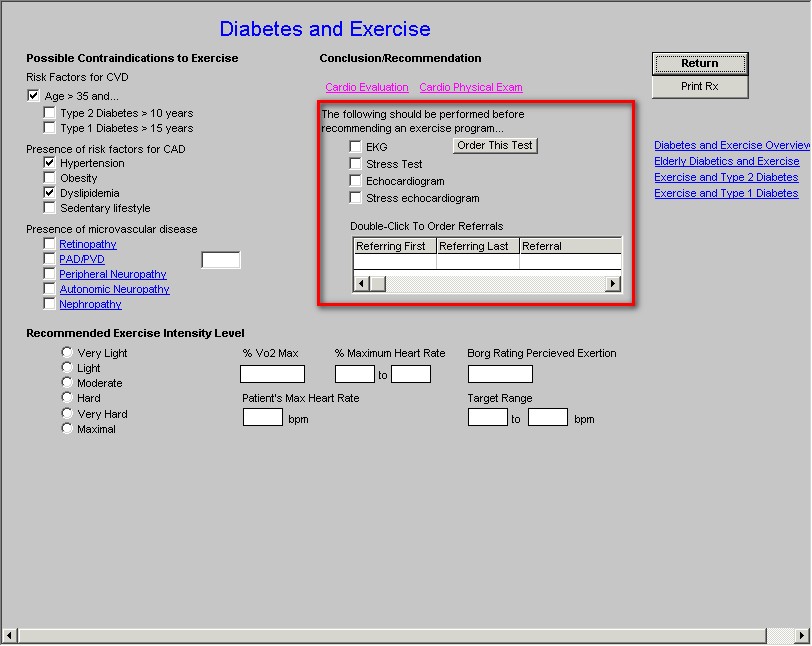 Diabetes Exercise