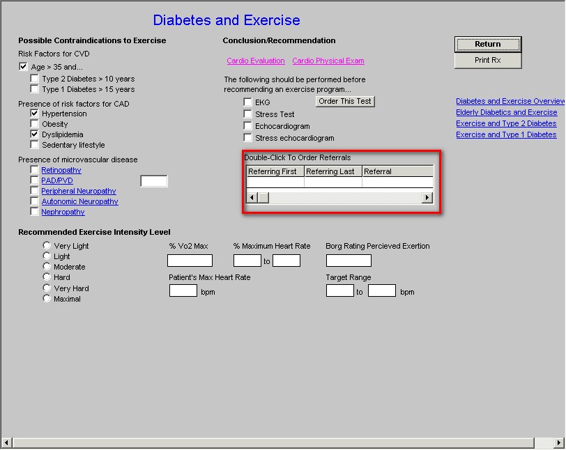 Diabetes Exercise