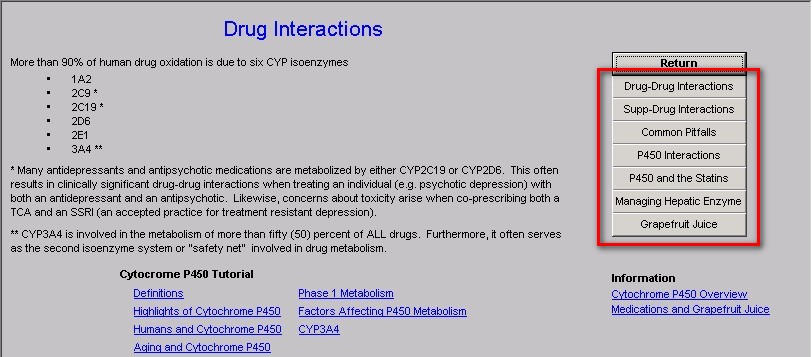 Drug Interactions