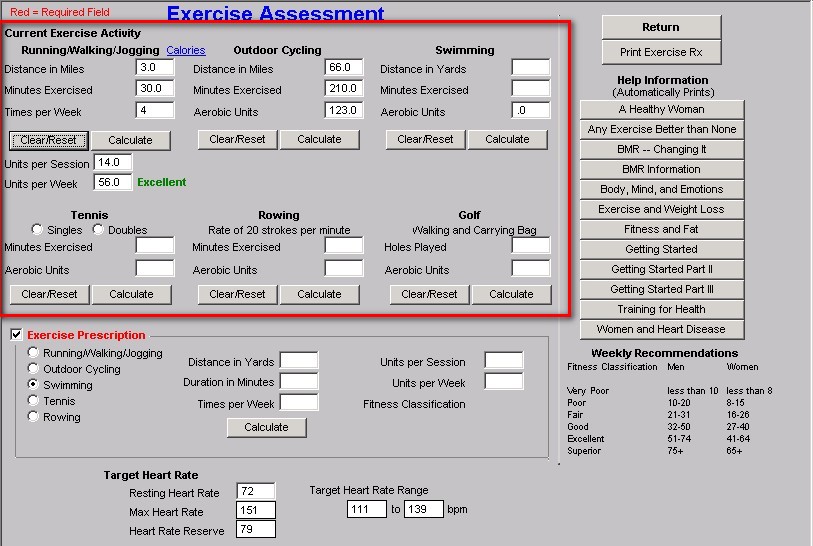 Exercise Prescription