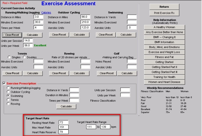 Exercise Prescription