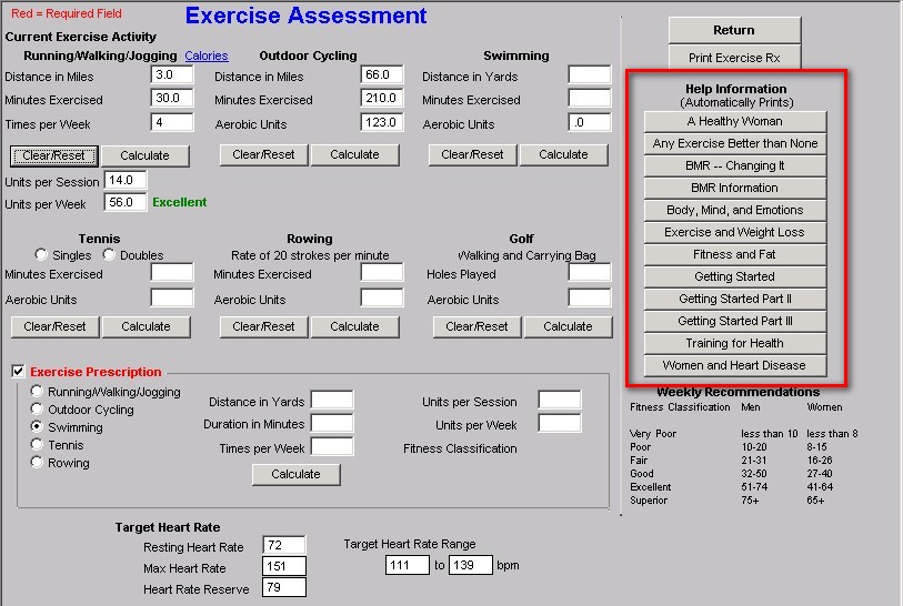 Exercise Prescription