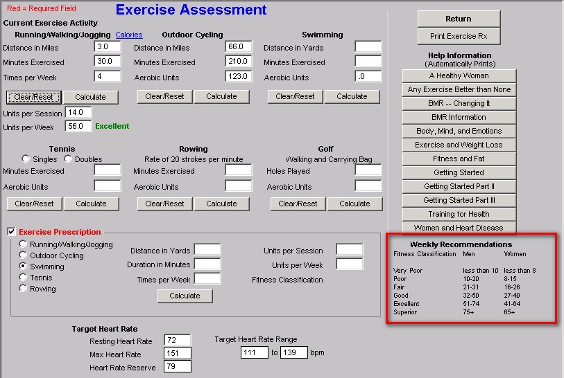 Exercise Prescription