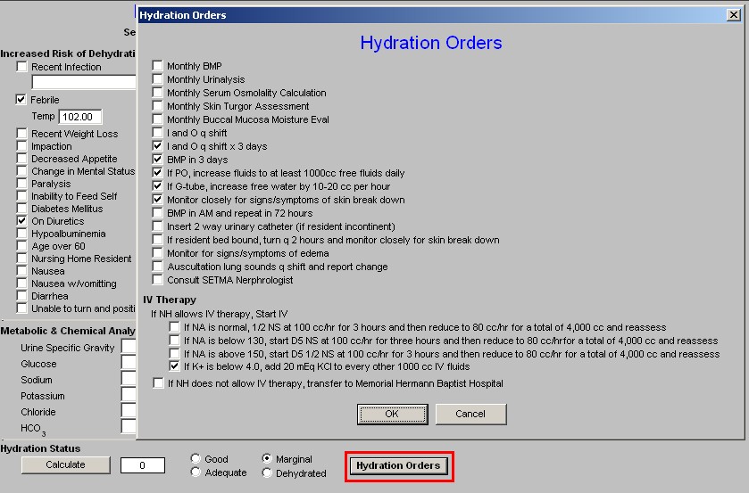 Hydration Assessment