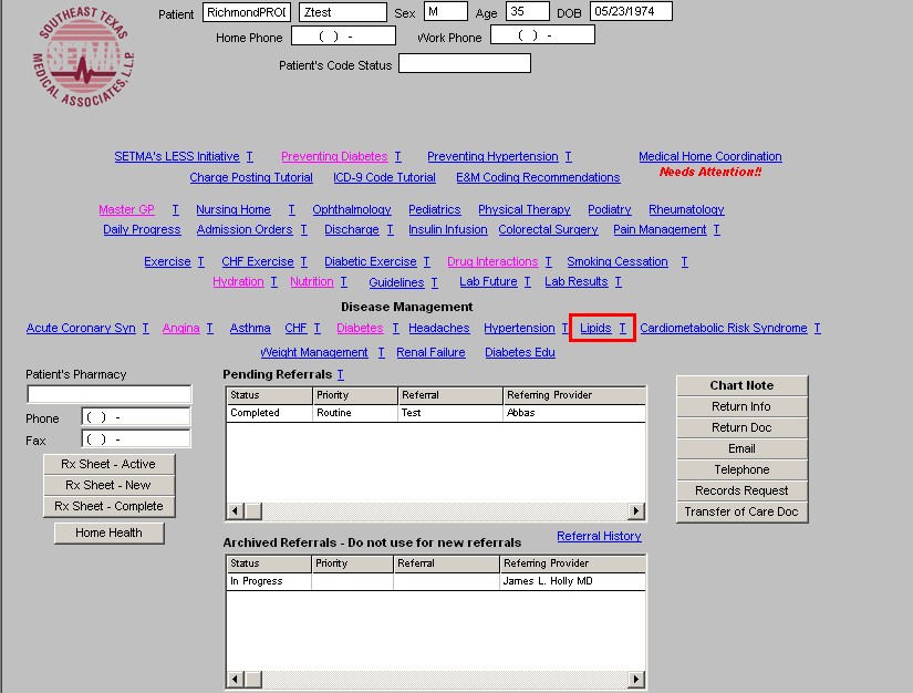 Setma.com Lipids