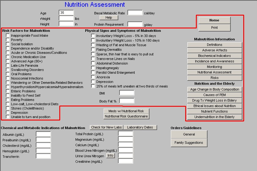 Nutrition Assessment