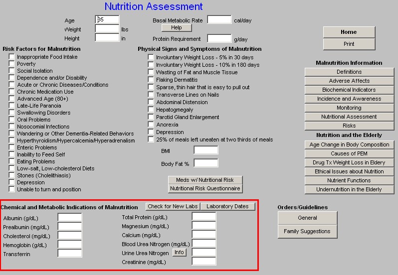 Nutrition Assessment