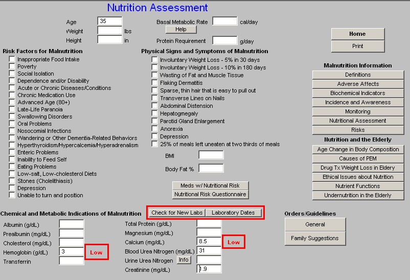 Nutrition Assessment