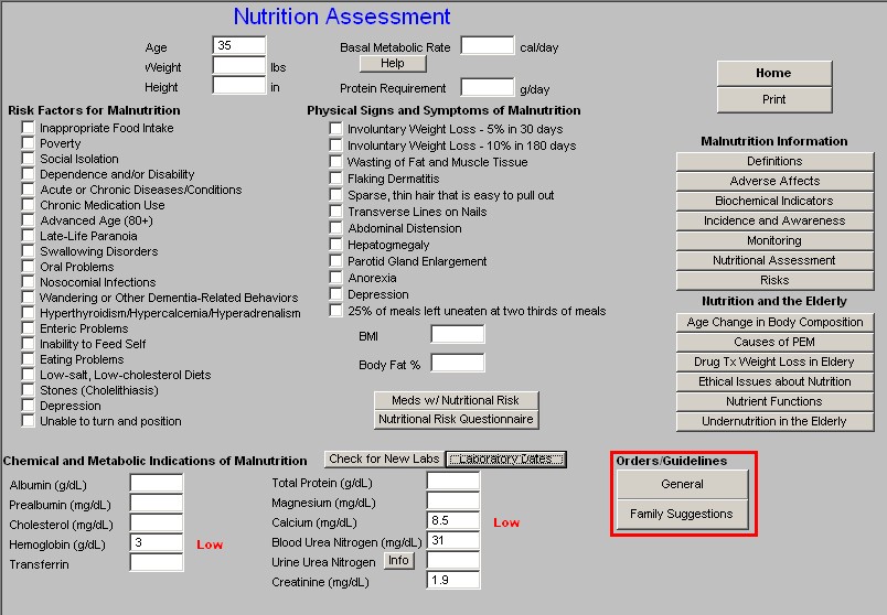 Nutrition Assessment