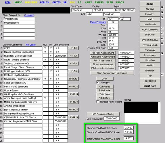 Hcc Coding Example Charts