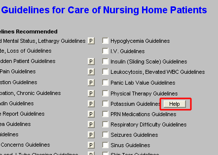 Nursing Home Guidelines for Care