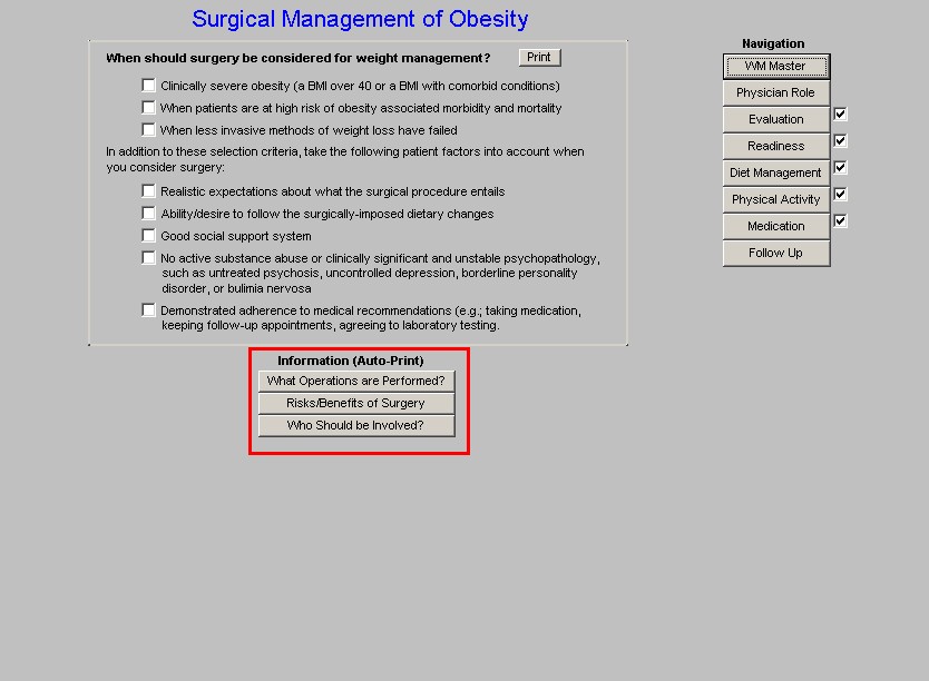 Adult Weight Management