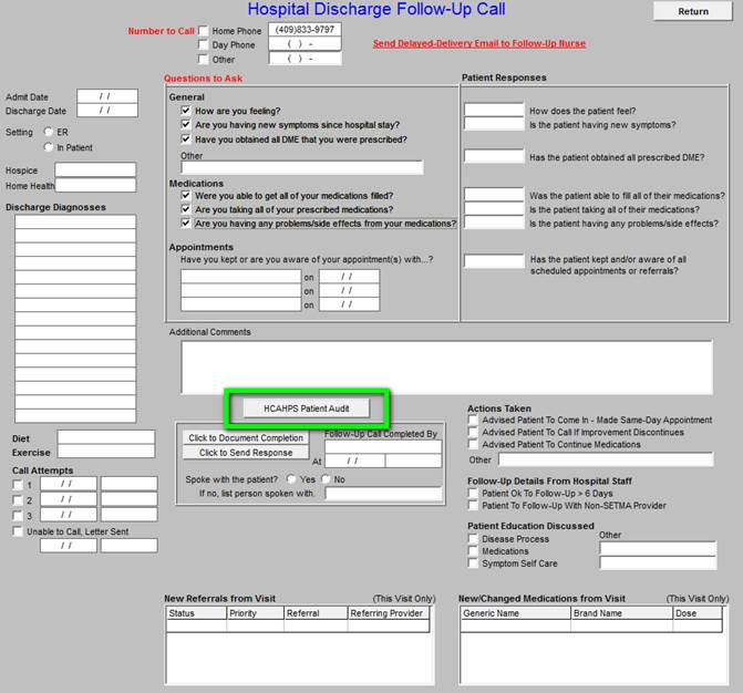 Hospice Chart Audit Tool