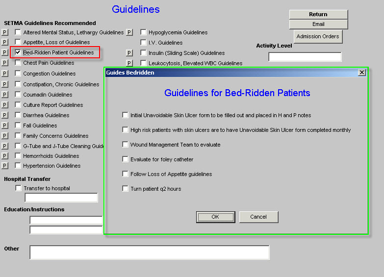 Nursing Home Guidelines for Care