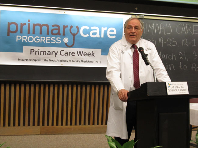 "There has never been a better time to go into primary care," said James L. Holly, M.D., the invited keynote lecturer of Primary Care Week at the UT Health Science Center.